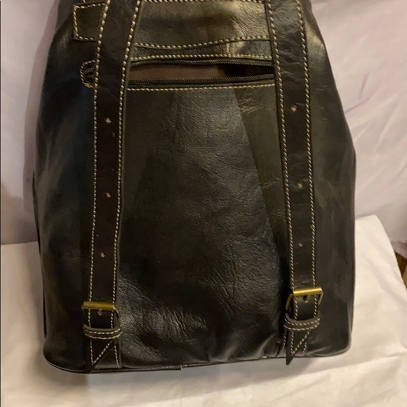 Moroccan Leather Journey Backpack - Picture 5 of 14